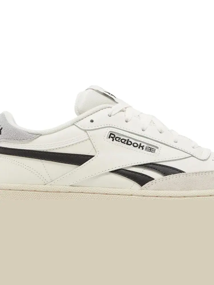 Кроссовки club c revenge 'chalk black' Reebok, пломбир — изображение 2 из 8, бежевый