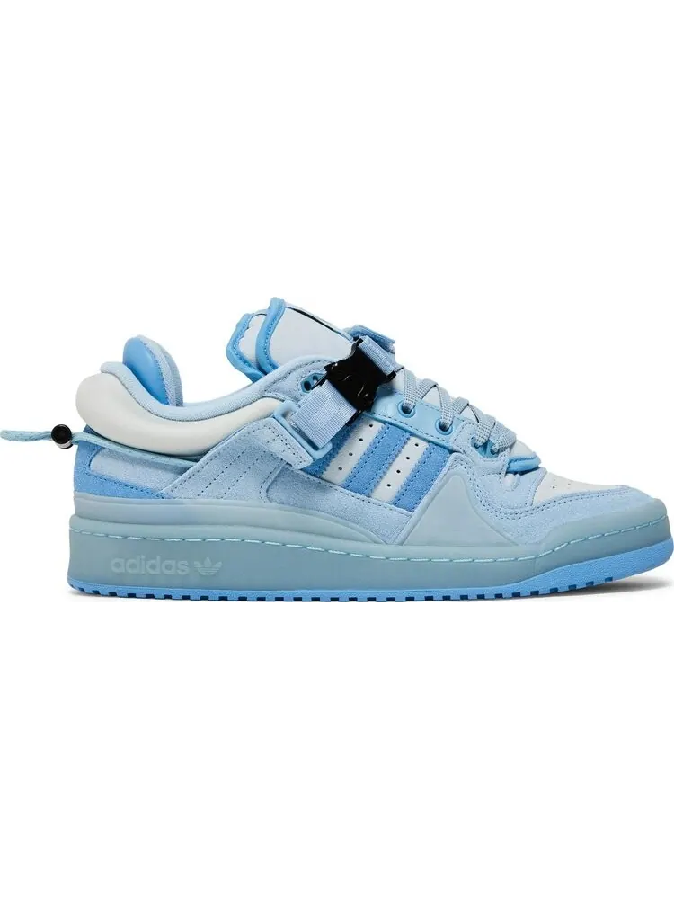 Кроссовки Adidas Bad Bunny x Forum Buckle Low 'Blue Tint' — изображение 1 из 8, синий