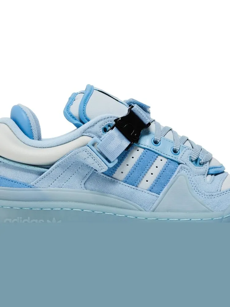 Кроссовки Adidas Bad Bunny x Forum Buckle Low 'Blue Tint' — изображение 2 из 8, синий
