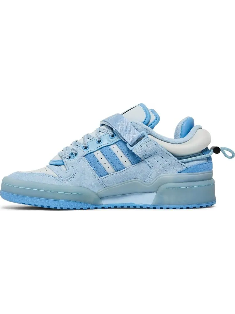 Кроссовки Adidas Bad Bunny x Forum Buckle Low 'Blue Tint' — изображение 3 из 8, синий