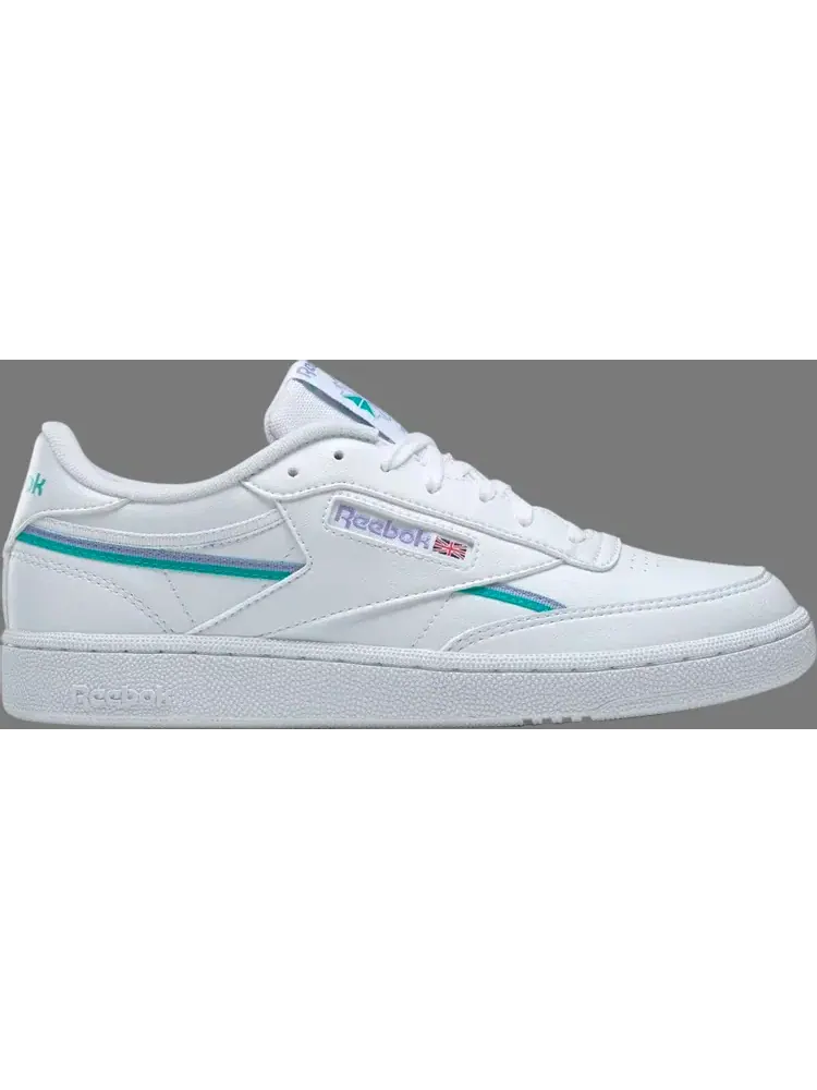 Кроссовки wmns club c vegan 'white lilac glow' Reebok — изображение 1 из 1, белый