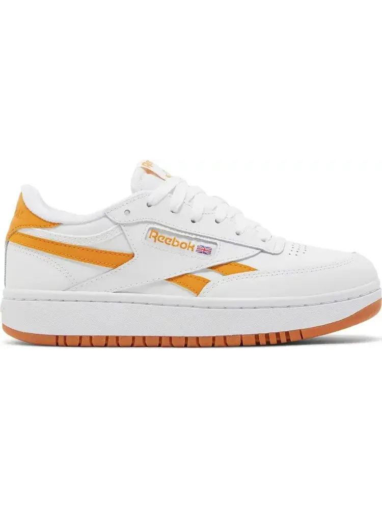 Кроссовки wmns club c double revenge 'white bright ochre' Reebok — изображение 1 из 8, белый