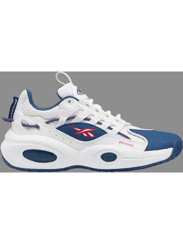 Кроссовки solution mid big kid 'white batik blue' Reebok — изображение 1 из 1, белый