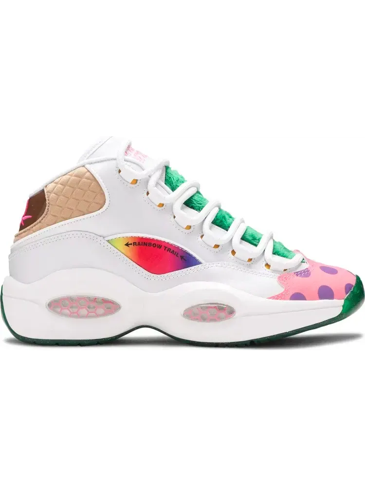 Кроссовки hasbro x question mid big kid 'candy land' Reebok — изображение 1 из 8, белый