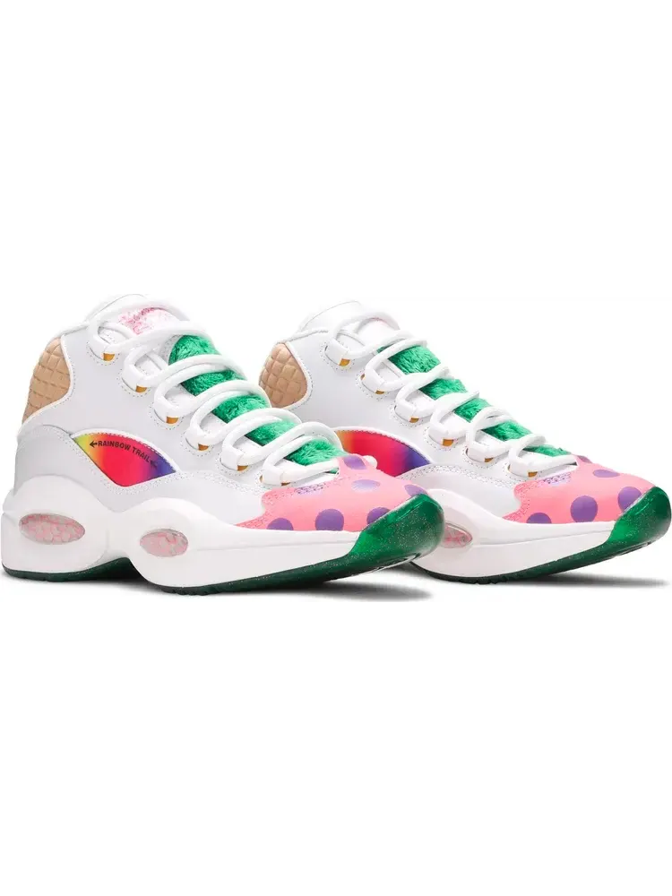Кроссовки hasbro x question mid big kid 'candy land' Reebok — изображение 8 из 8, белый
