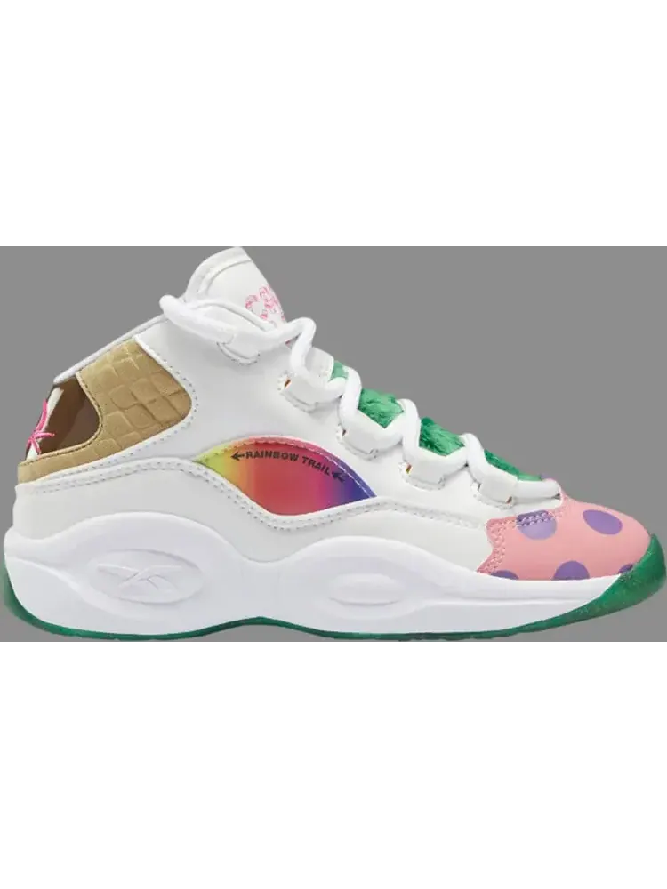 Кроссовки hasbro x question mid little kid 'candy land' Reebok — изображение 1 из 1, белый