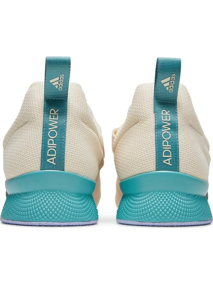 Кроссовки Adidas Adipower Weightlifting 2 'Wonder White Violet Tone' — изображение 6 из 8, бежевый