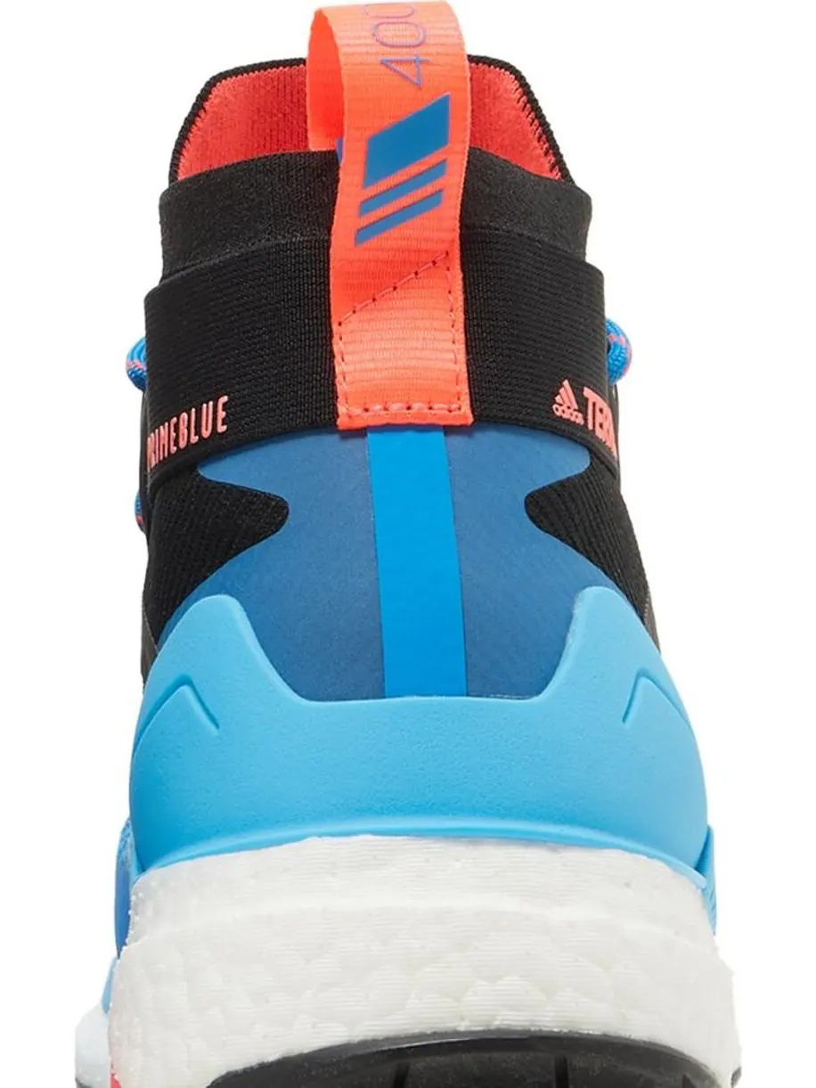 Ботинки Adidas Terrex Free Hiker Primeblue 'Black Blue Rush' — изображение 7 из 8, синий