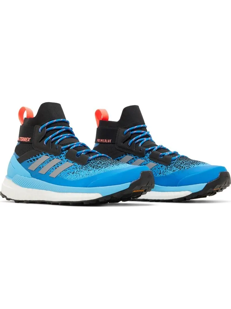 Ботинки Adidas Terrex Free Hiker Primeblue 'Black Blue Rush' — изображение 8 из 8, синий