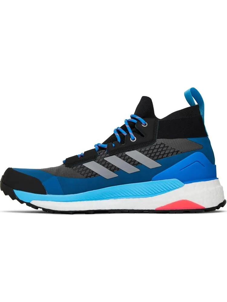 Ботинки Adidas Terrex Free Hiker GTX 'Grey Blue Rush' — изображение 3 из 8, серый