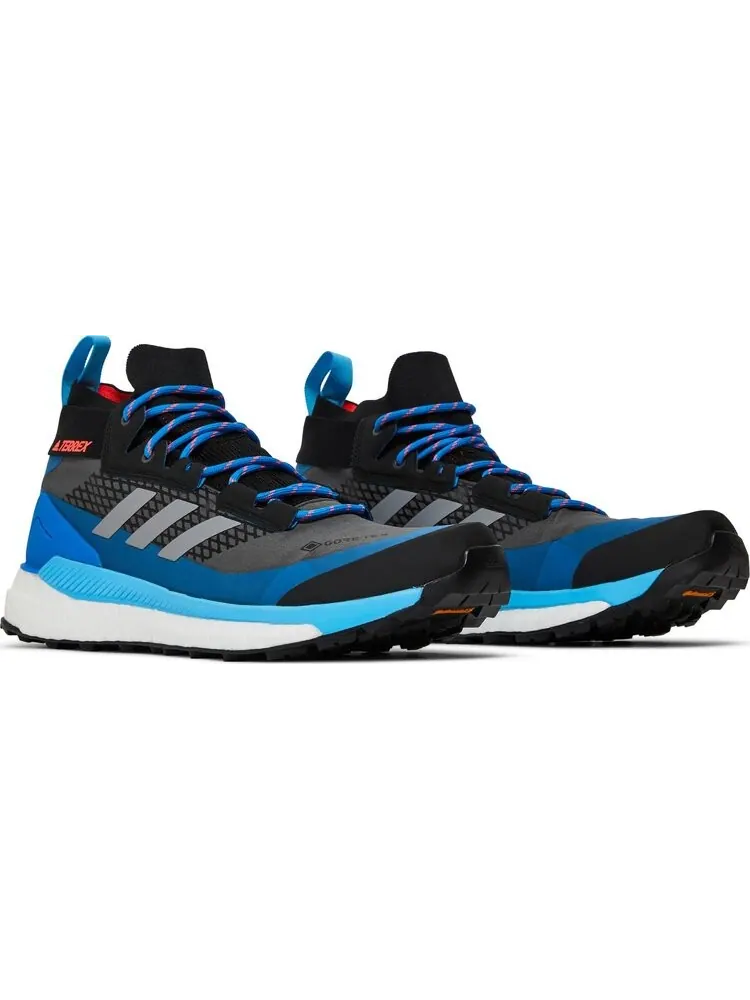 Ботинки Adidas Terrex Free Hiker GTX 'Grey Blue Rush' — изображение 8 из 8, серый