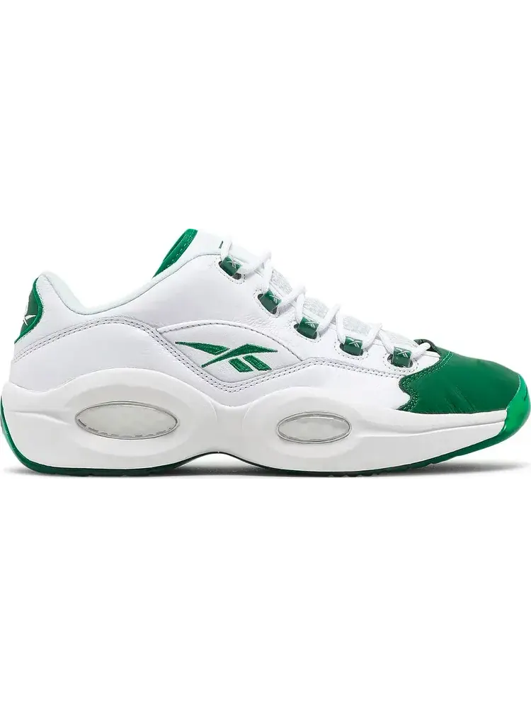 Кроссовки question low 'green toe' Reebok — изображение 1 из 8, белый