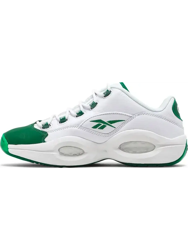 Кроссовки question low 'green toe' Reebok — изображение 3 из 8, белый