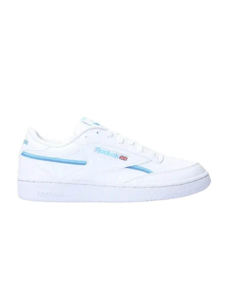 Кроссовки Reebok Club C 85 Vegan 'White Digital Blue' — изображение 1 из 1, белый/синий/синий
