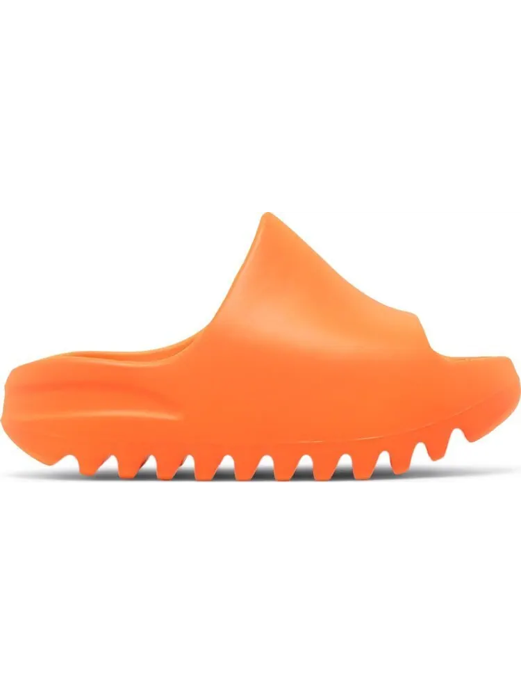 Сандалии Adidas Yeezy Slides Kids 'Enflame Orange' — изображение 1 из 8, оранжевый