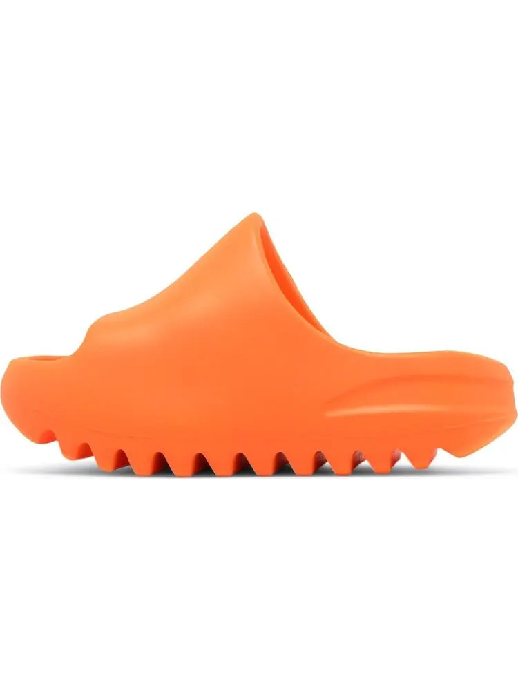 Сандалии Adidas Yeezy Slides Kids 'Enflame Orange' — изображение 3 из 8, оранжевый
