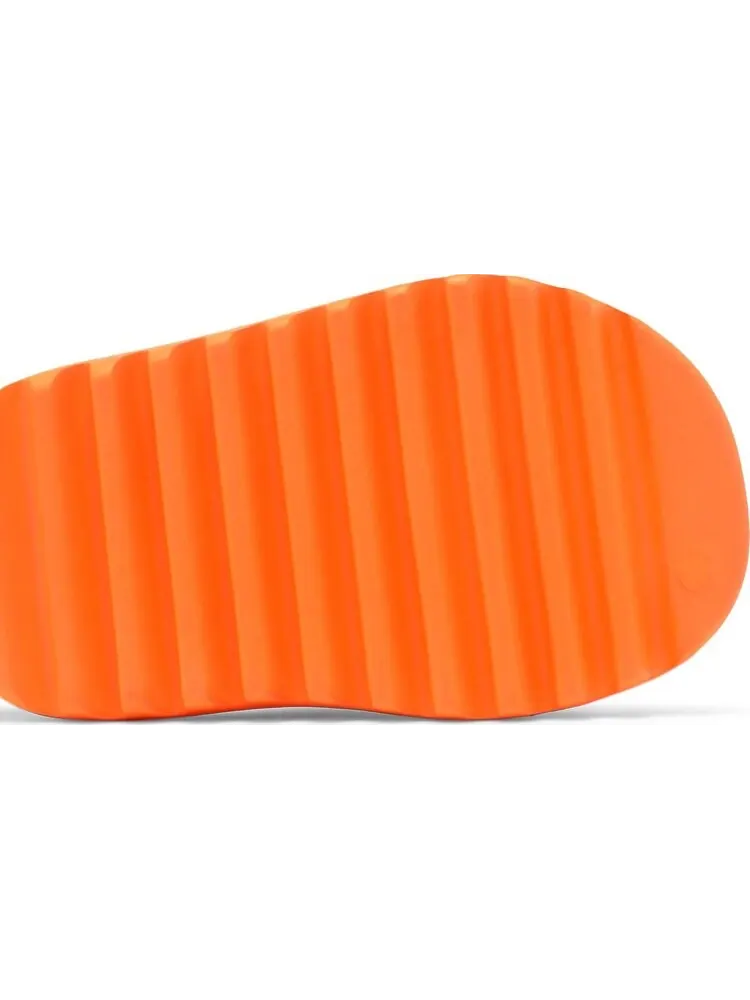 Сандалии Adidas Yeezy Slides Kids 'Enflame Orange' — изображение 5 из 8, оранжевый