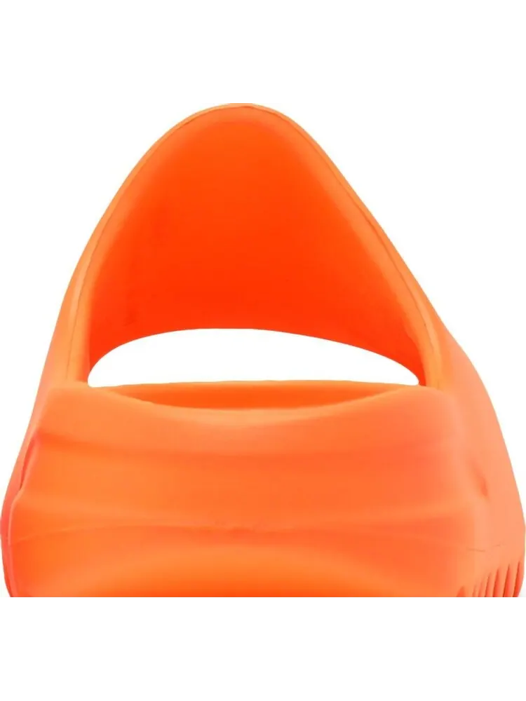 Сандалии Adidas Yeezy Slides Kids 'Enflame Orange' — изображение 7 из 8, оранжевый