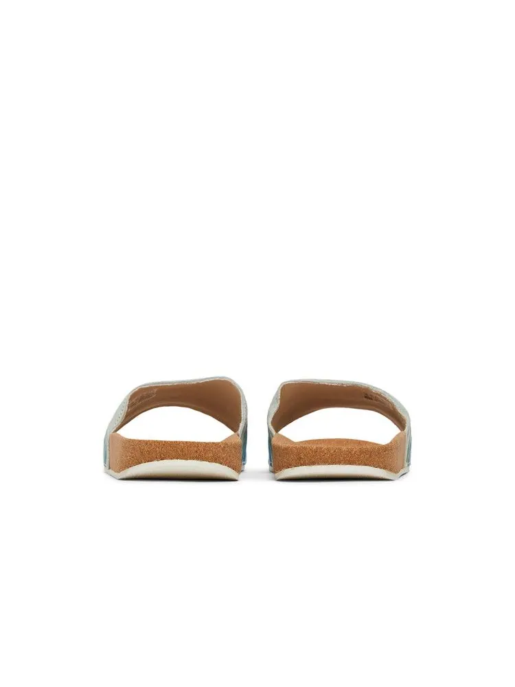 Сандалии adidas Adilette Slides 'Cork' — изображение 7 из 9, белый/белый/белый