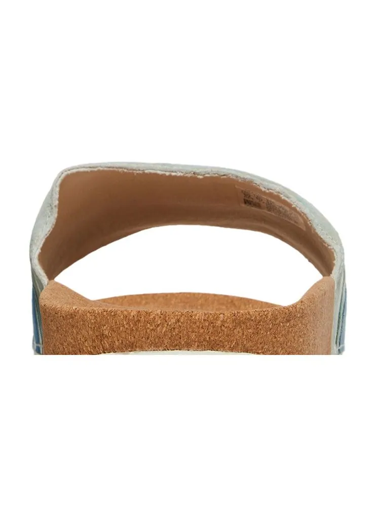 Сандалии adidas Adilette Slides 'Cork' — изображение 8 из 9, белый/белый/белый