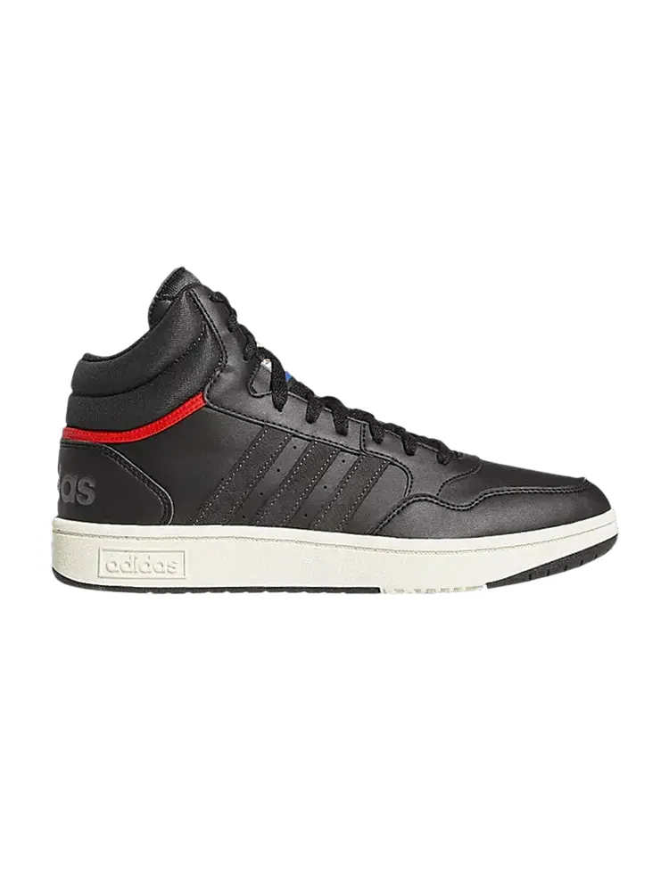 Кроссовки Hoops 3.0 Mid 'Black Vivid Red' — изображение 1 из 1, черный красный