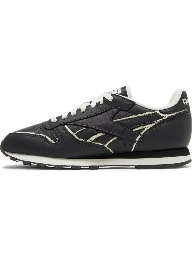 Кроссовки keith haring x classic leather 'dog blackboard chalk drawing' Reebok — изображение 3 из 8, серый