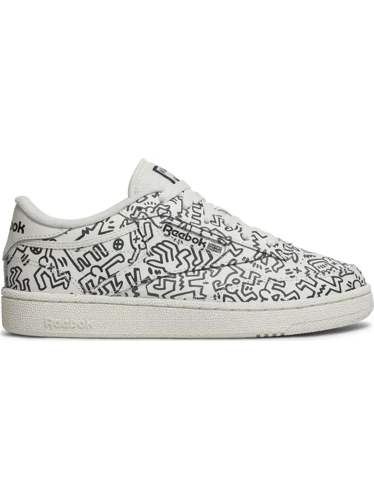 Кроссовки keith haring x club c 'dancing figures allover print' Reebok — изображение 1 из 8, белый