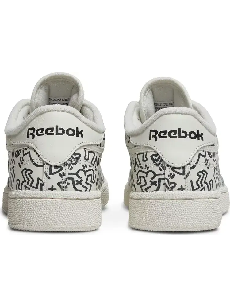 Кроссовки keith haring x club c 'dancing figures allover print' Reebok — изображение 6 из 8, белый
