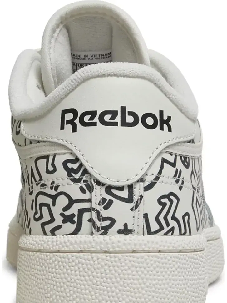 Кроссовки keith haring x club c 'dancing figures allover print' Reebok — изображение 7 из 8, белый