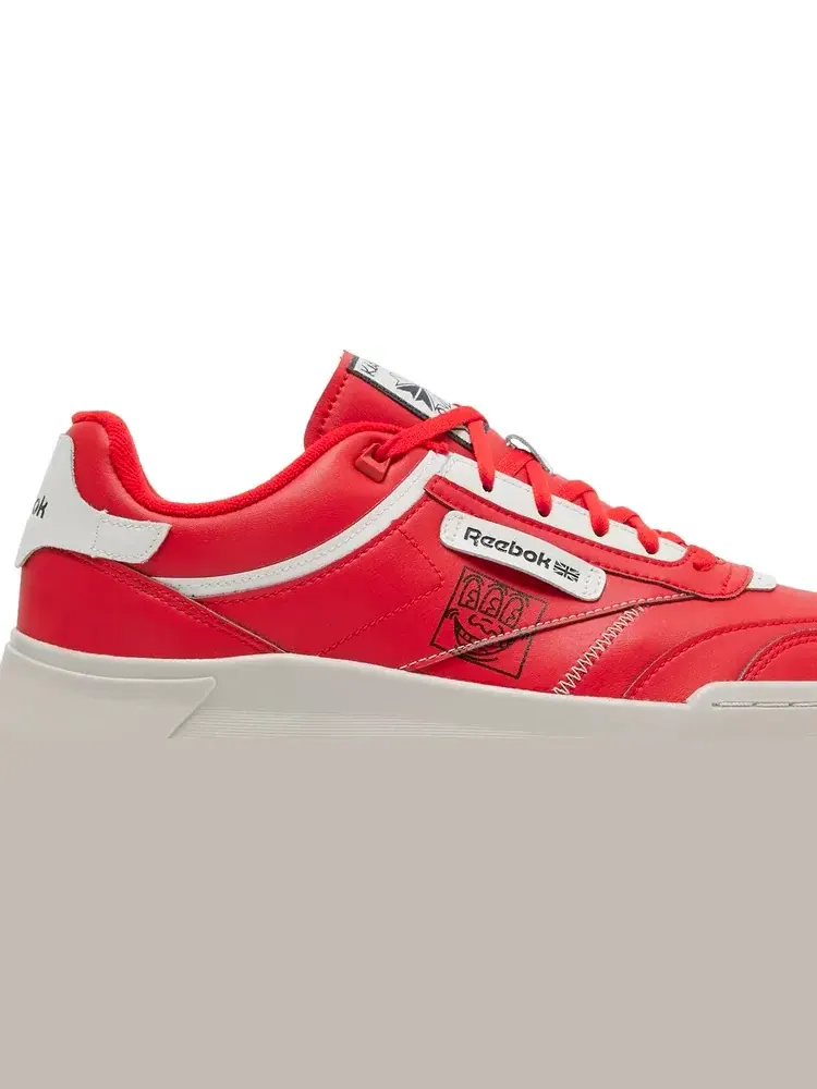 Кроссовки keith haring x club c legacy 'three-eyed smiling face' Reebok — изображение 2 из 8, красный