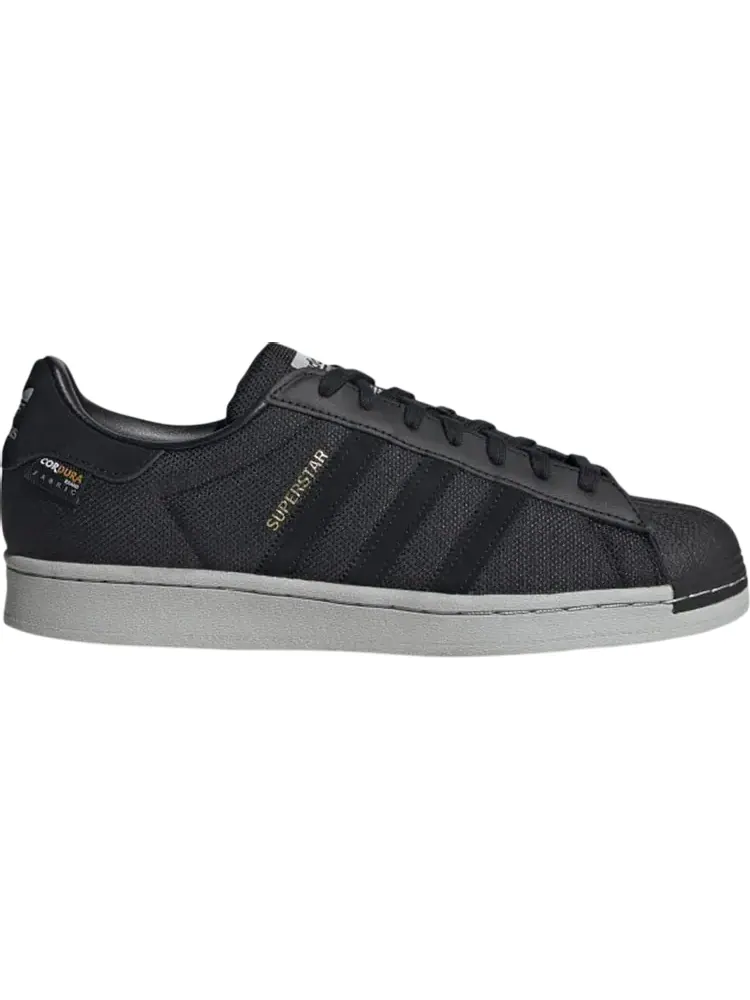 Кроссовки Adidas Superstar 'Black Gold Metallic' — изображение 1 из 1, черный