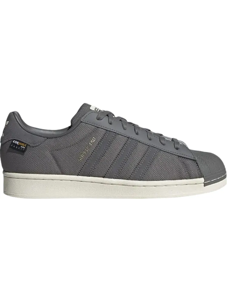 Кроссовки Adidas Superstar 'Grey Gold Metallic' — изображение 1 из 1, серый