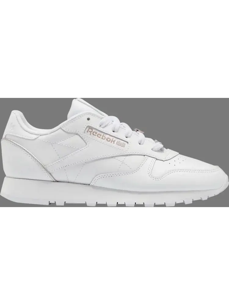 Кроссовки wmns classic leather 'white quartz metallic' Reebok — изображение 1 из 1, белый