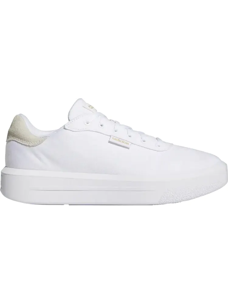 Кроссовки Puma Wmns Court Platform CLN White Gold Metallic — изображение 1 из 1, белый