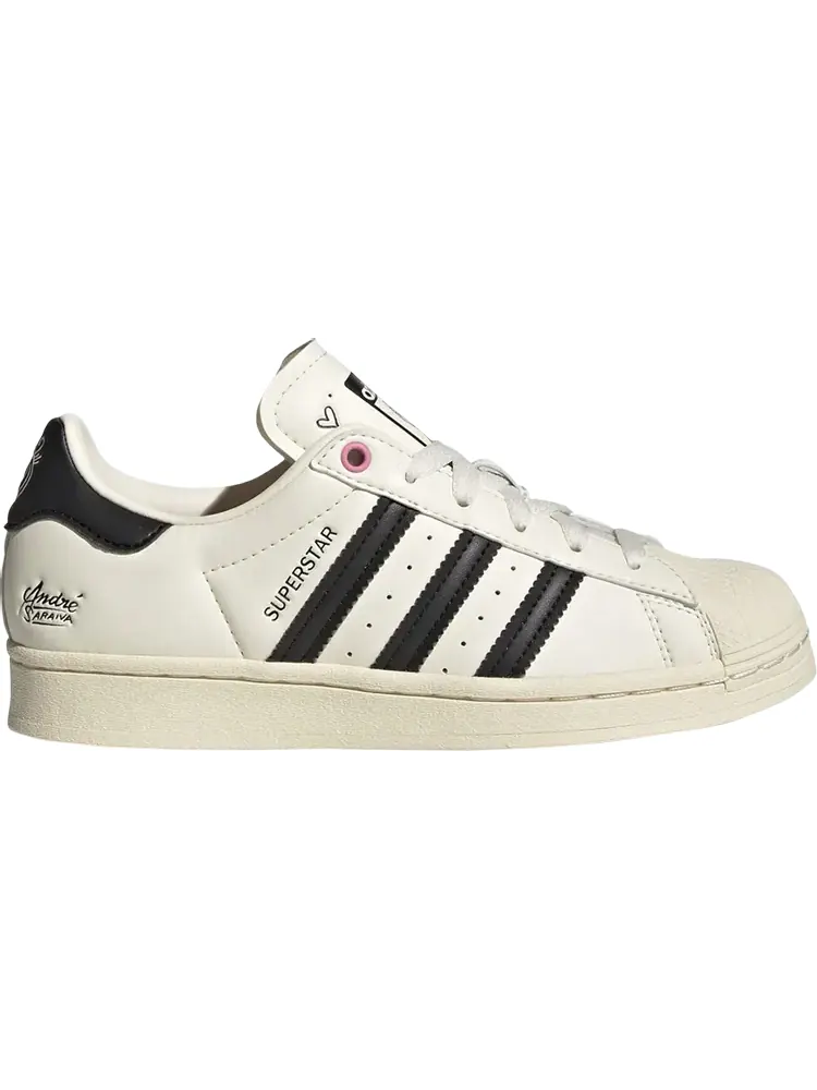 Кроссовки Adidas André Saraiva x Superstar Big Kid 'Love Graffiti' — изображение 1 из 1, бежевый