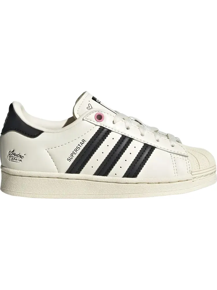 Кроссовки Adidas André Saraiva x Superstar Little Kid 'Love Graffiti' — изображение 1 из 1, бежевый