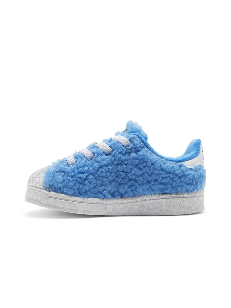 Кроссовки adidas The Simpsons x Superstar Infant 'Marge Simpson' — изображение 4 из 9, белый/черный/белый