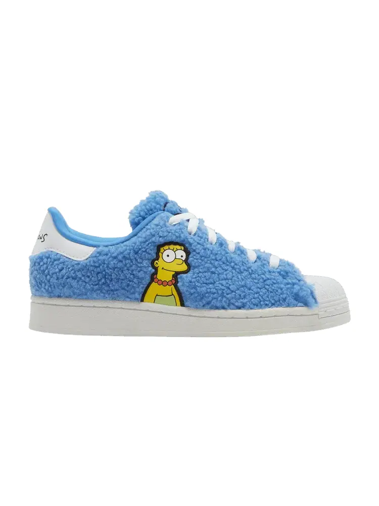 Кроссовки adidas Superstar 'Marge Simpson' — изображение 1 из 9, белый/черный/белый