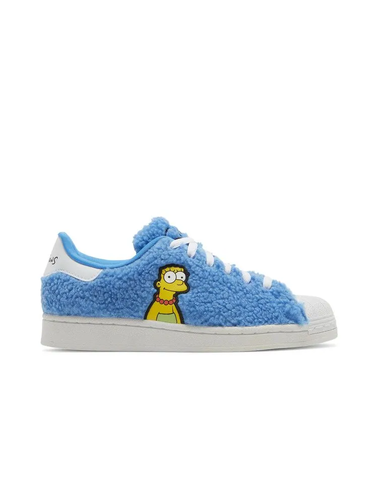 Кроссовки adidas Superstar 'Marge Simpson' — изображение 2 из 9, белый/черный/белый