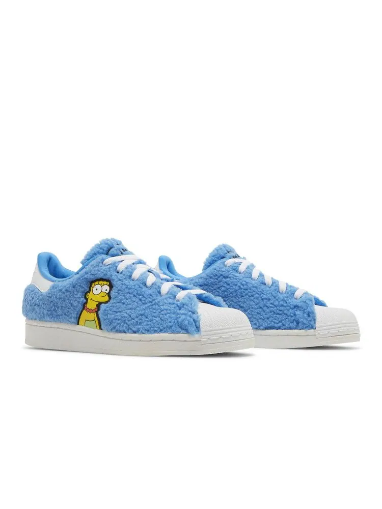 Кроссовки adidas Superstar 'Marge Simpson' — изображение 9 из 9, белый/черный/белый