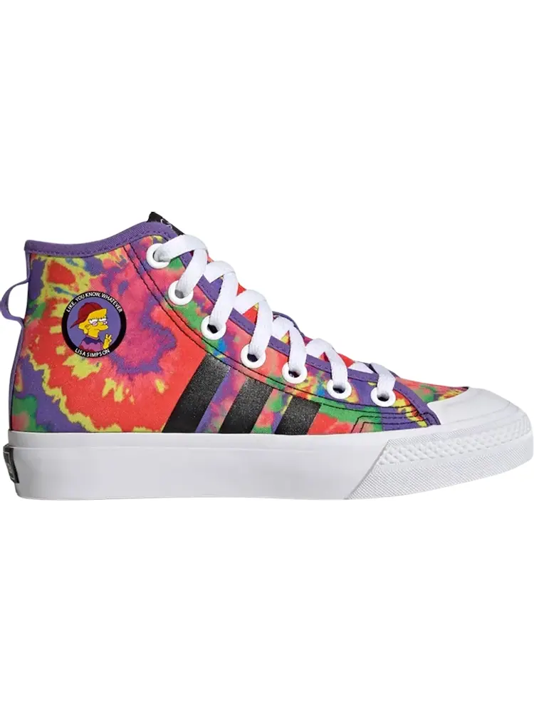 Кроссовки Adidas The Simpsons x Nizza Hi Big Kid 'Lisa Simpson' — изображение 1 из 1, мульти