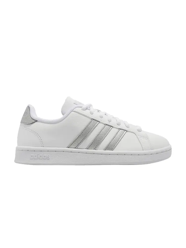 Кроссовки adidas Grand Court 'White Silver Metallic' — изображение 1 из 1