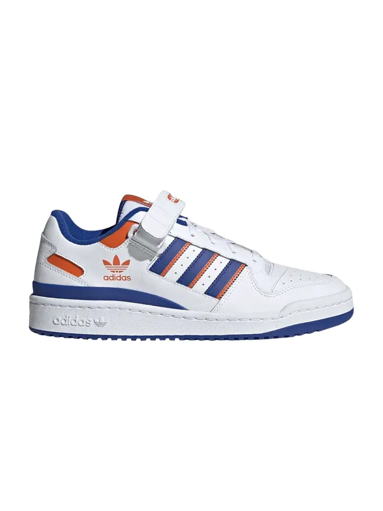 Кроссовки adidas Forum Low 'Knicks' — изображение 1 из 1, белый/синий/оранжевый
