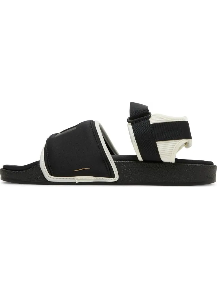 Сандалии Adidas Pharrell x Adilette 2.0 Slide 'Black White' — изображение 3 из 8, черный