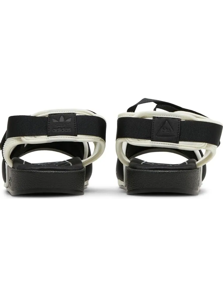 Сандалии Adidas Pharrell x Adilette 2.0 Slide 'Black White' — изображение 6 из 8, черный