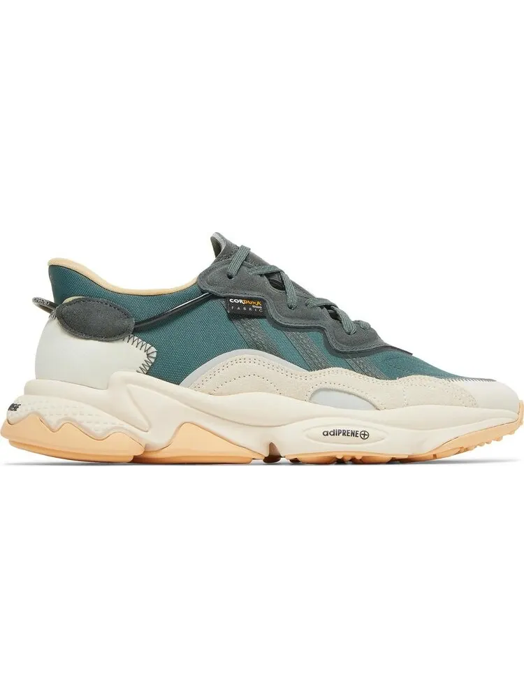 Кроссовки Adidas Ozweego 'Wonder White Pulse Amber' — изображение 1 из 8, зеленый