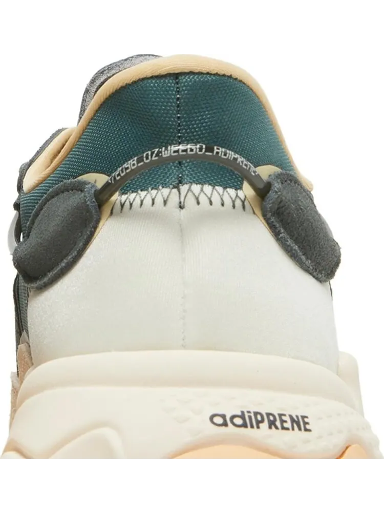 Кроссовки Adidas Ozweego 'Wonder White Pulse Amber' — изображение 7 из 8, зеленый