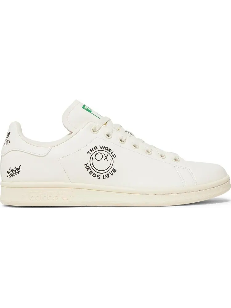 Кроссовки Adidas André Saraiva x Stan Smith 'The World Needs Love' Unisex — изображение 1 из 8, бежевый