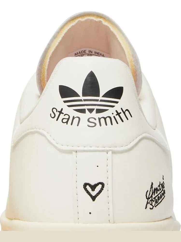 Кроссовки Adidas André Saraiva x Stan Smith 'The World Needs Love' Unisex — изображение 7 из 8, бежевый