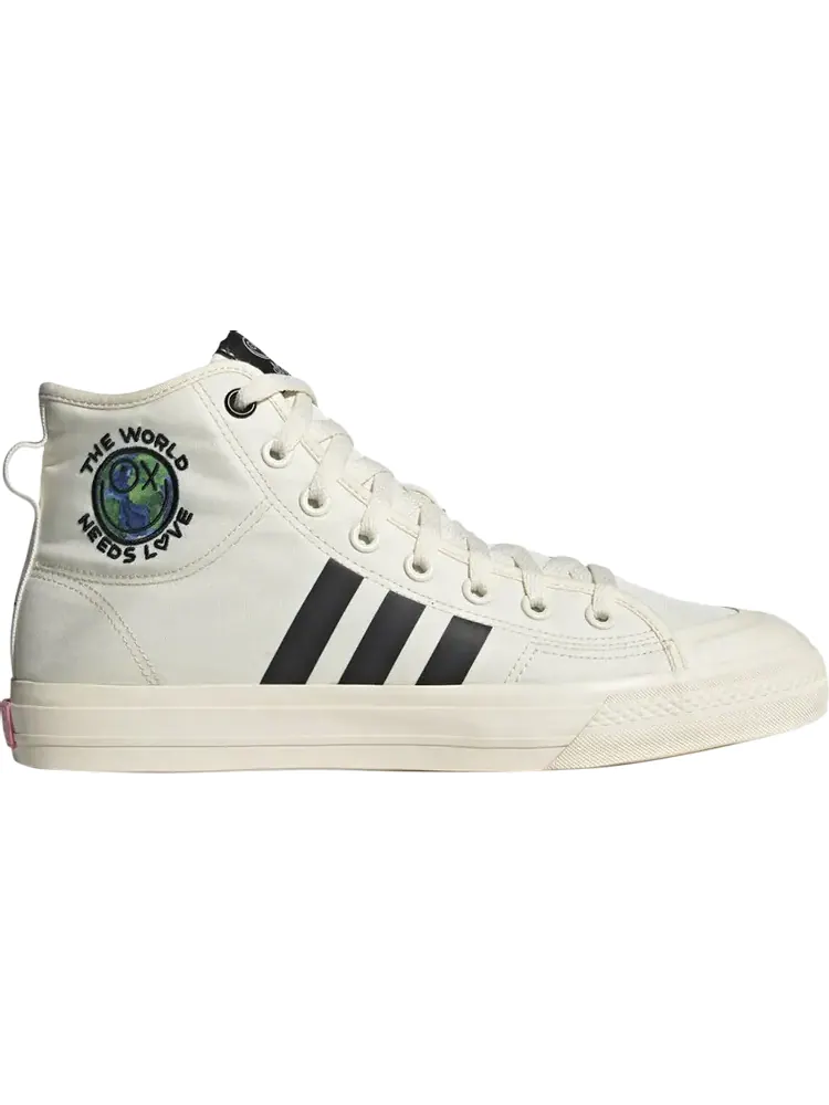 Кроссовки Adidas André Saraiva x Nizza Hi RF — изображение 1 из 1, белый